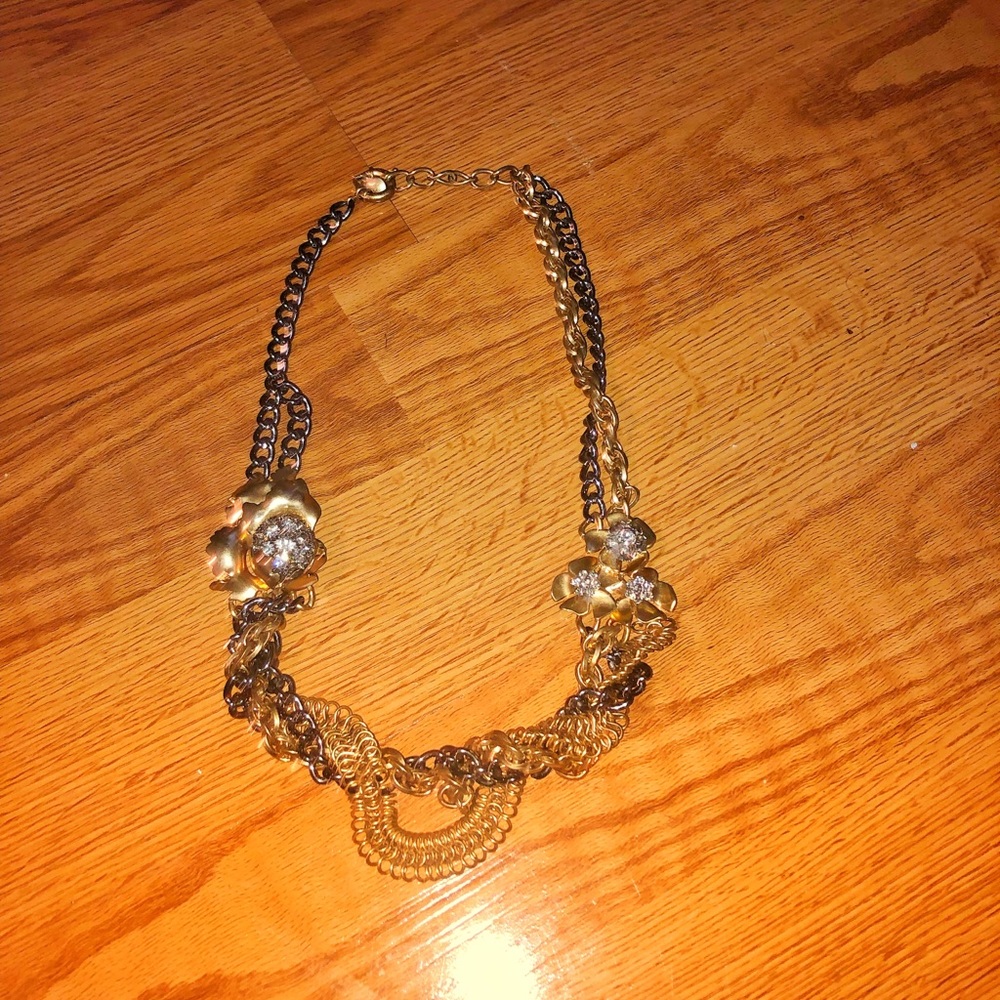 Mixed metal necklace